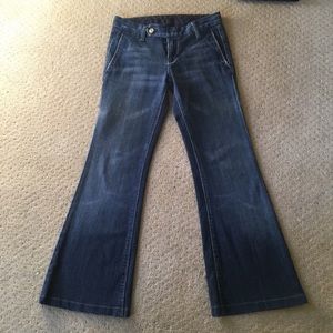 7 for all mankind trouser dark wash women’s jeans size 25